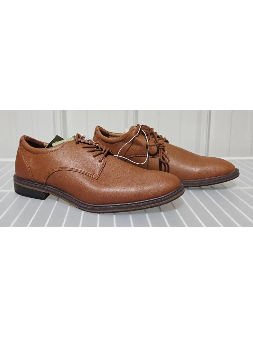 Goodfellow Leo Rich Brown Pointed Toe Oxfords Casual Dress Shoes -- Men's Size 7